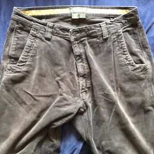 Straight leg corduroys